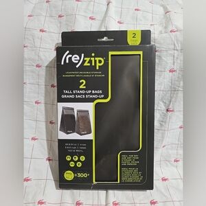 NWT (re)zip 2PK Reusable Leak-Proof Food Storage Tall Pantry Bag 6 Cup & 8 Cup